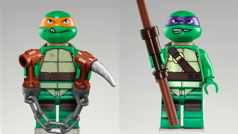 Illustration for article titled Lego Teenage Mutant Ninja Turtles Official Collection, People!